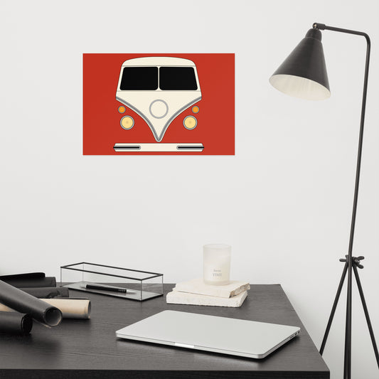 Volkswagen Type 2 Microbus Poster - Gtmotive NFT