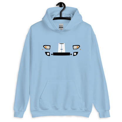 Ford GT White Stripes Hoodie - Gtmotive NFT