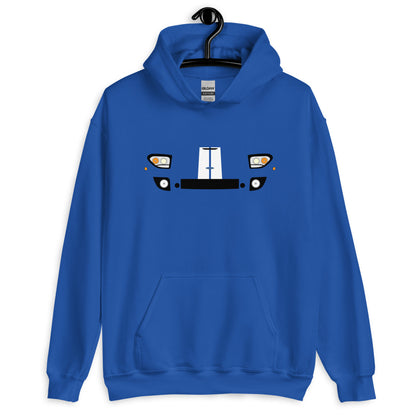 Ford GT White Stripes Hoodie - Gtmotive NFT